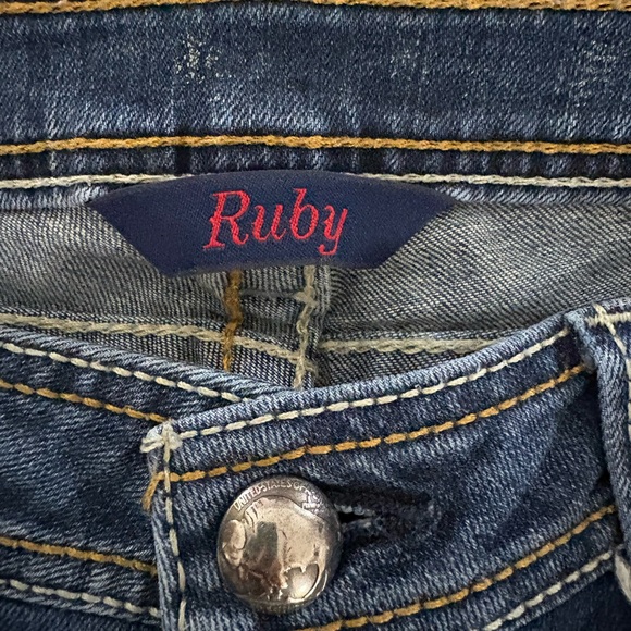 Ariat Ruby Bootcut Perfect Rise Embroidered Jeans - Picture 11 of 12